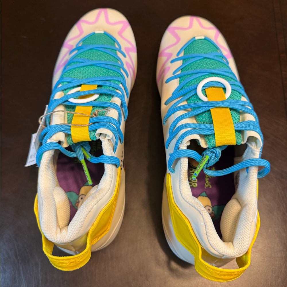 Adidas Freak 22 x The Simpsons Krusty Clown Football Cleats Size US 13.5 - Picture 13 of 15